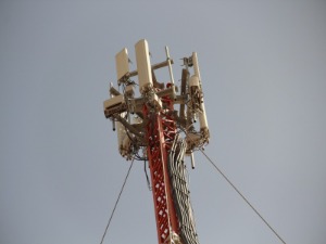 antenna tower cell on wheels