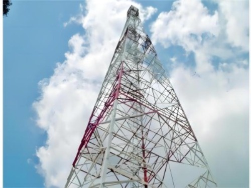 lattice angular steel telecom tower