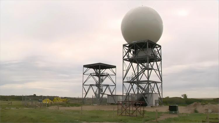 radar lattice tower