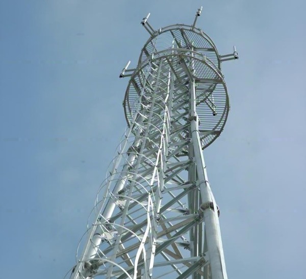 3 Legged Tubular Tower 3 leg tubular steel cell tower