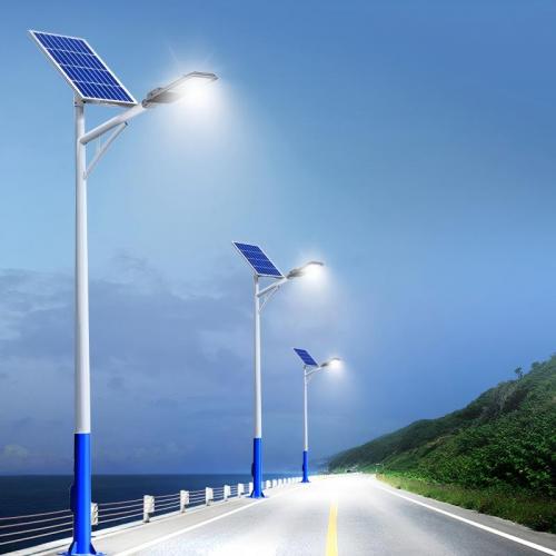 Galvanized Steel Solar Street Light Pole