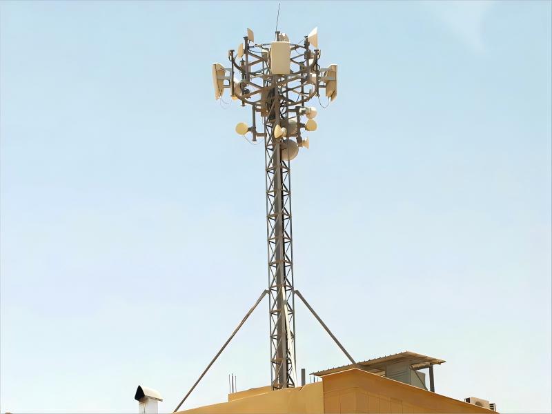 9 Meters Roof-Top Telecom Tower in Saudi Arabia