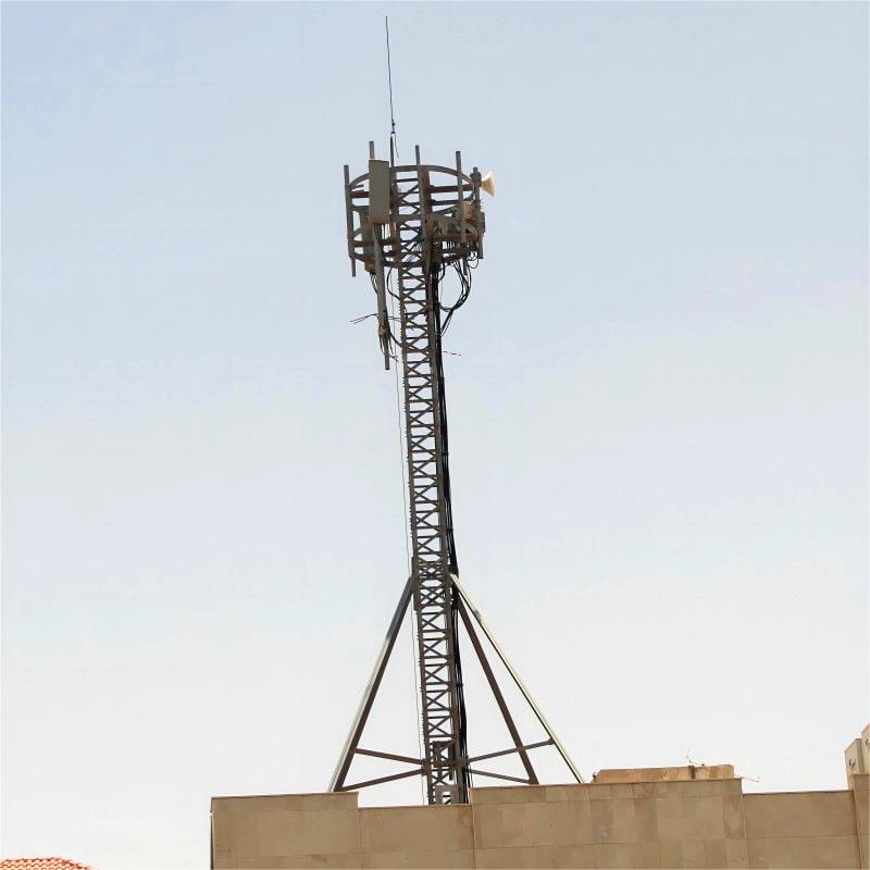 9 Meters Roof-Top Telecom Tower in Saudi Arabia