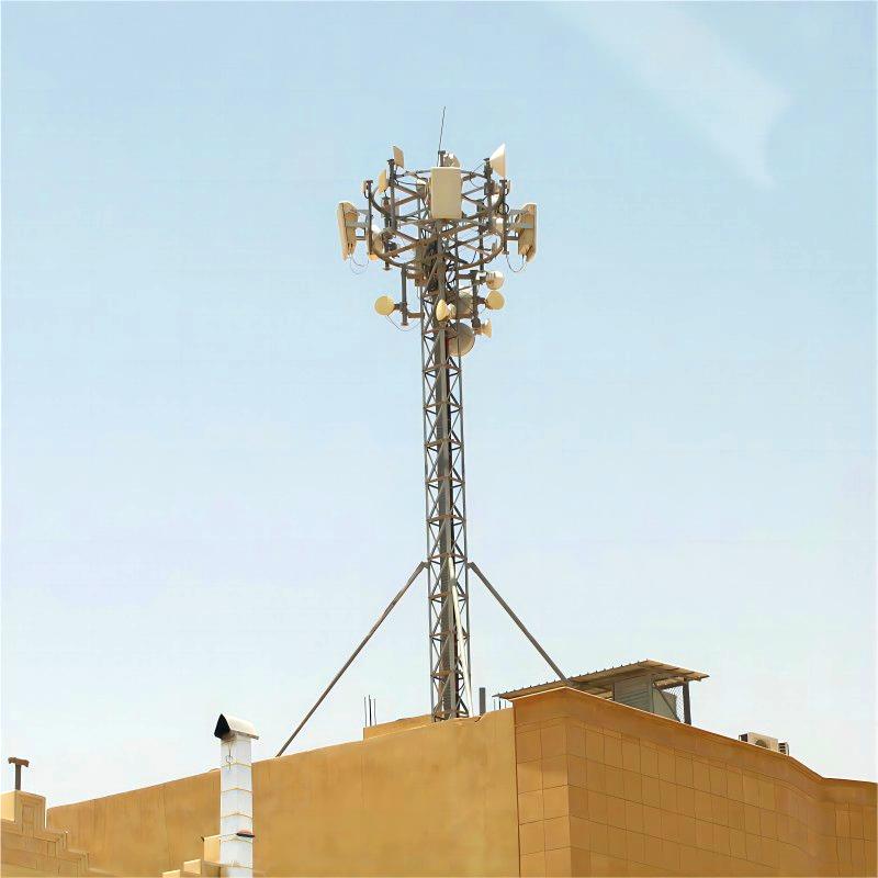 9 Meters Roof-Top Telecom Tower in Saudi Arabia